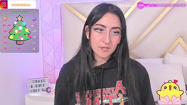 Snapshot of Violettbloss chatting on December 18, 2024, 2:10 am Violettbloss online show from December 18, 2024, 2:10 am