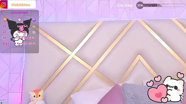 Snapshot of Violettbloss chatting on January 14, 2025, 5:19 am Violettbloss online show from January 14, 2025, 5:19 am
