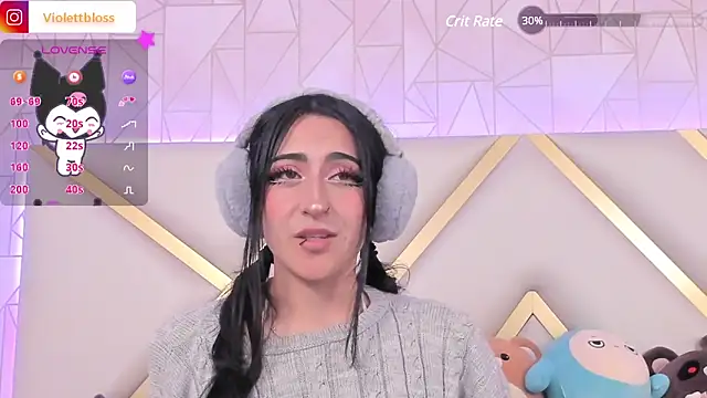 Snapshot of Violettbloss chatting on January 28, 2025, 12:26 am Violettbloss online show from January 28, 2025, 12:26 am