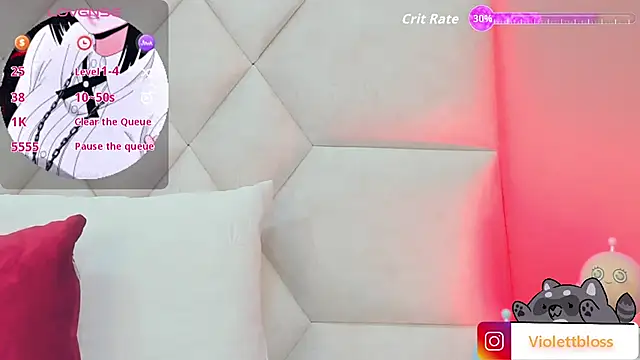 Snapshot of Violettbloss chatting on September 20, 2025, 3:07 am Violettbloss online show from September 20, 2025, 3:07 am