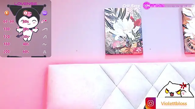 Snapshot of Violettbloss chatting on September 23, 2025, 3:31 am Violettbloss online show from September 23, 2025, 3:31 am