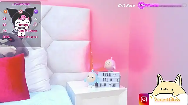 Snapshot of Violettbloss chatting on September 26, 2025, 3:10 am Violettbloss online show from September 26, 2025, 3:10 am
