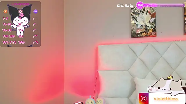 Snapshot of Violettbloss chatting on October 1, 2025, 3:34 am Violettbloss online show from October 1, 2025, 3:34 am