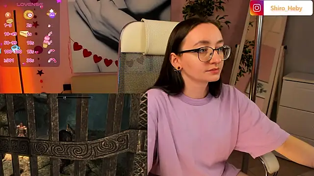 ShiroHeby online show from February 17, 2025, 4:59 pm