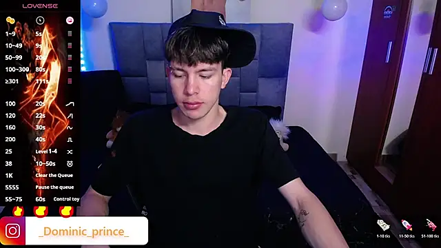 Snapshot of DominicPrince chatting on October 21, 2025, 8:31 pm DominicPrince online show from October 21, 2025, 8:31 pm
