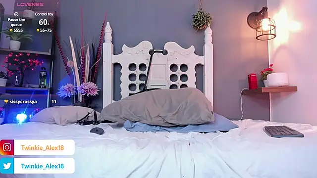 Twinkie-Alex18 online show from March 1, 2025, 9:15 pm