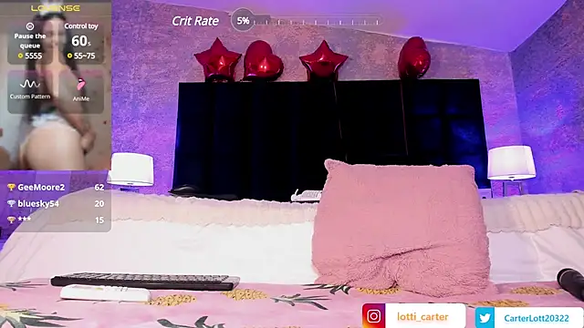 Snapshot of LottiCarter chatting on February 20, 2025, 8:17 am LottiCarter online show from February 20, 2025, 8:17 am