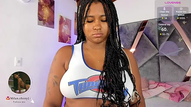 Snapshot of Milan_ebony chatting on May 22, 2026, 12:00 pm Milan ebony online show from May 22, 2026, 12:00 pm