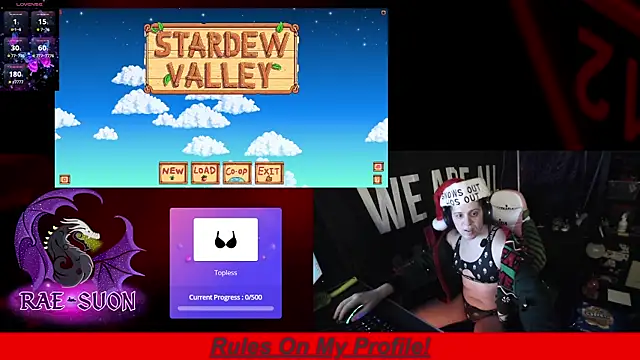 Rae-Suon online show from December 21, 2025, 1:13 am