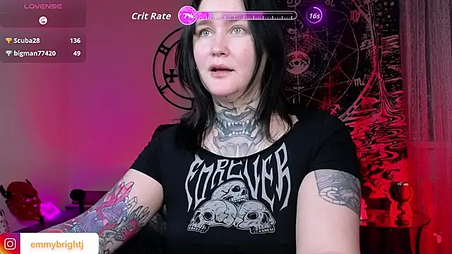 Snapshot of Emmybrightj_ chatting on February 19, 2026, 1:34 am Emmybrightj online show from February 19, 2026, 1:34 am