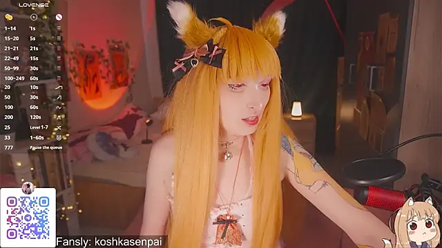 Snapshot of koshkasenpai chatting on October 8, 2025, 9:40 am koshkasenpai online show from October 8, 2025, 9:40 am