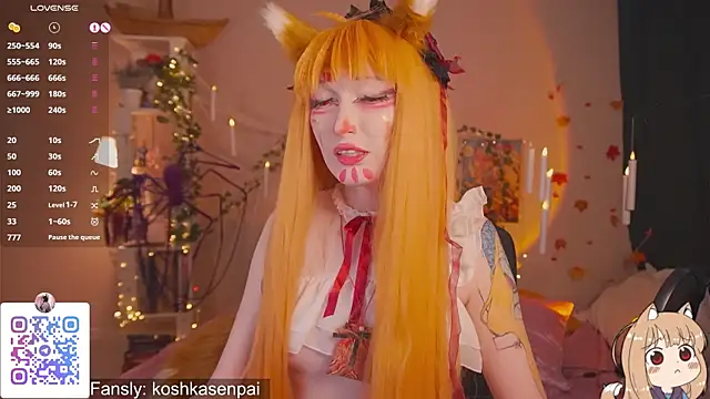 Snapshot of koshkasenpai chatting on October 26, 2025, 11:38 am koshkasenpai online show from October 26, 2025, 11:38 am