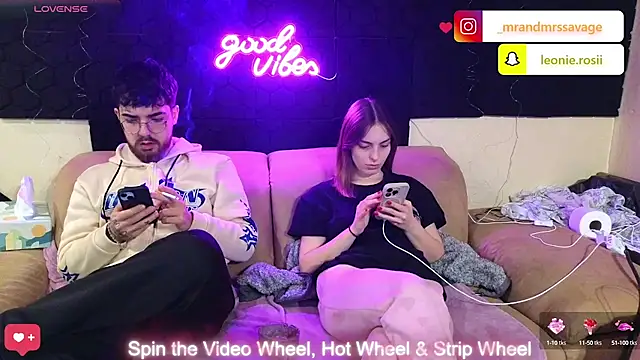 MrAndMrsSavage online show from January 6, 2025, 9:00 pm