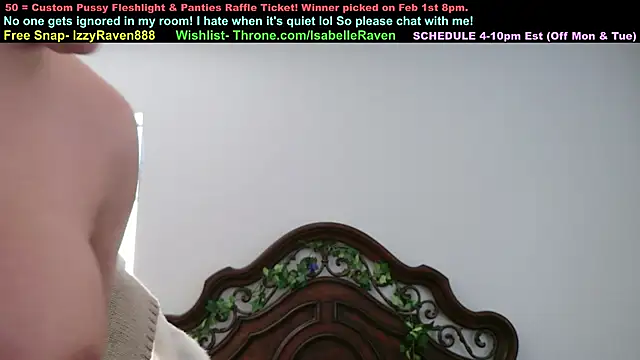 Snapshot of IsabelleRaven chatting on February 11, 2026, 5:29 pm IsabelleRaven online show from February 11, 2026, 5:29 pm