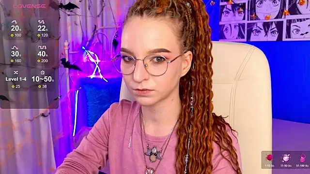 VioletShine online show from October 19, 2025, 1:01 pm