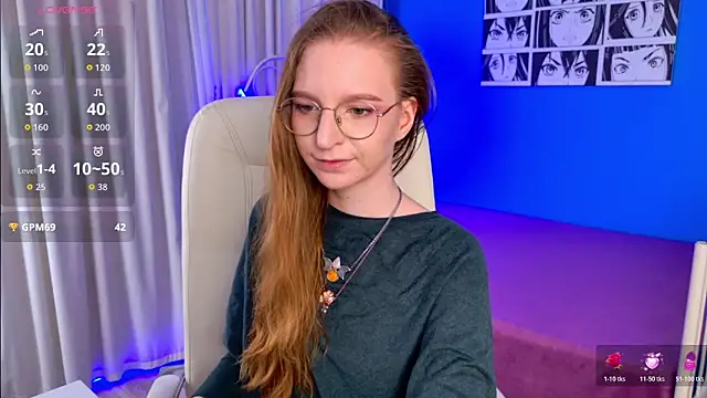 Snapshot of VioletShine chatting on March 7, 2026, 1:30 pm VioletShine online show from March 7, 2026, 1:30 pm