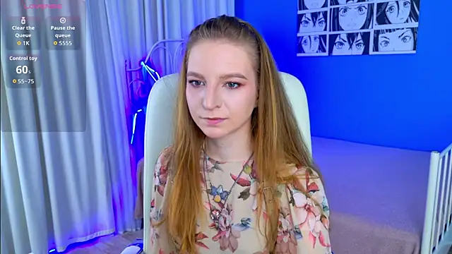 Snapshot of VioletShine chatting on March 19, 2026, 11:25 am VioletShine online show from March 19, 2026, 11:25 am