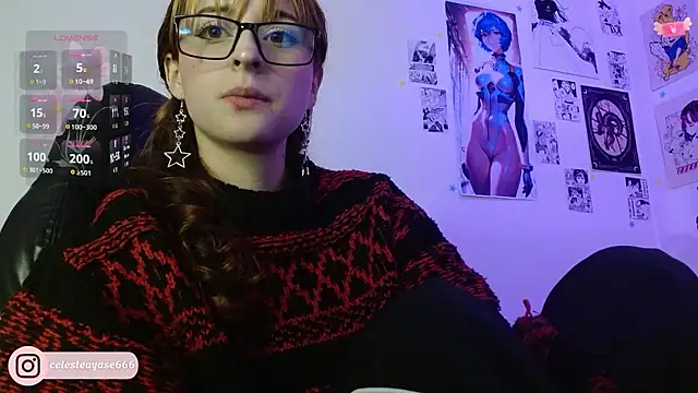 Snapshot of CelesteAyase chatting on January 17, 2026, 3:00 am CelesteAyase online show from January 17, 2026, 3:00 am