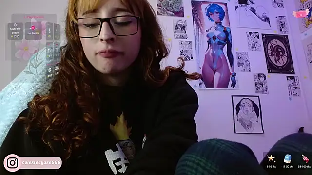 Snapshot of CelesteAyase chatting on February 9, 2026, 11:20 pm CelesteAyase online show from February 9, 2026, 11:20 pm