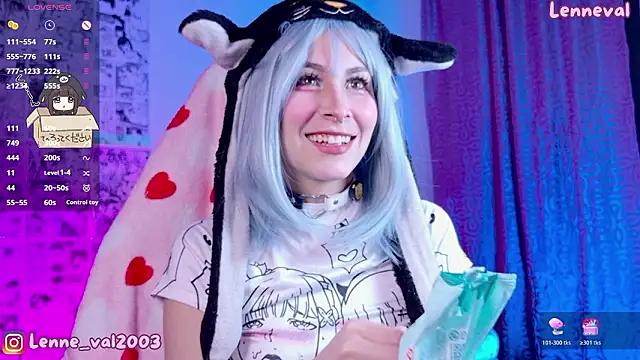 Snapshot of Lenneval1 chatting on February 12, 2026, 4:07 am Lenneval1 online show from February 12, 2026, 4:07 am