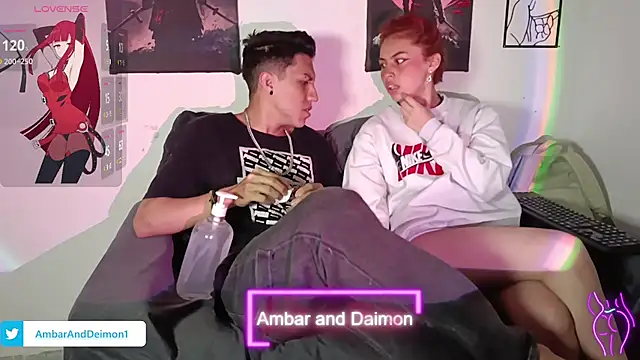Snapshot of Ambar_and_daimon_ chatting on September 9, 2025, 10:59 am Ambar and daimon online show from September 9, 2025, 10:59 am