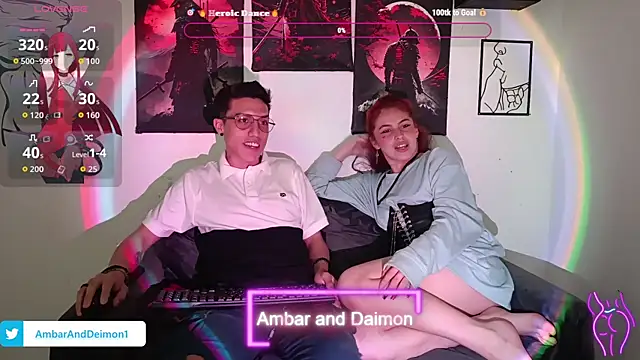 Snapshot of Ambar_and_daimon_ chatting on September 12, 2025, 4:40 pm Ambar and daimon online show from September 12, 2025, 4:40 pm