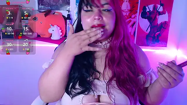 Snapshot of Pinky-Flower chatting on March 14, 2025, 12:21 am Pinky-Flower online show from March 14, 2025, 12:21 am