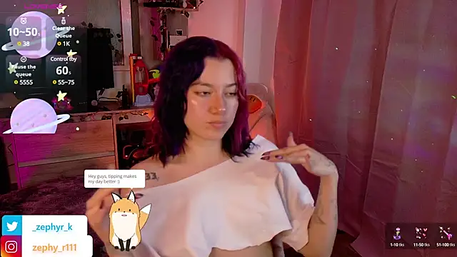 Snapshot of _zephyr_ chatting on January 23, 2025, 9:50 pm  zephyr  online show from January 23, 2025, 9:50 pm