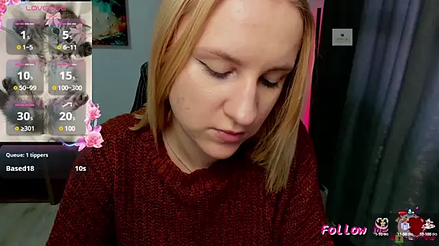 Snapshot of BeautyBlondy chatting on January 20, 2025, 9:35 am BeautyBlondy online show from January 20, 2025, 9:35 am