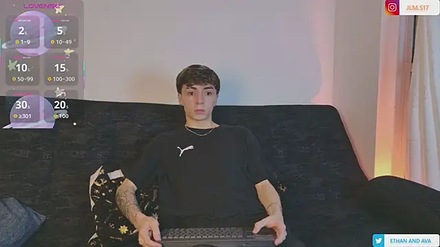 Snapshot of ethan_and_ava chatting on January 9, 2026, 2:25 am ethan and ava online show from January 9, 2026, 2:25 am