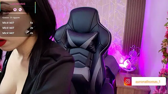 Snapshot of Aurora_thomas__1 chatting on October 20, 2025, 12:55 am Aurora thomas 1 online show from October 20, 2025, 12:55 am