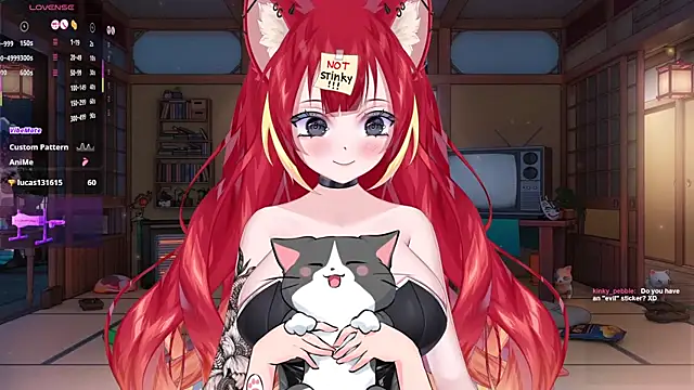 LewdKira VT online show from March 8, 2025, 6:43 am