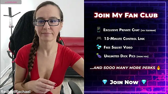 RedHotRachael online show from November 13, 2025, 4:39 pm