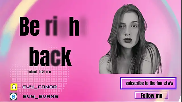 Snapshot of Evy_conor chatting on October 10, 2025, 3:55 pm Evy conor online show from October 10, 2025, 3:55 pm