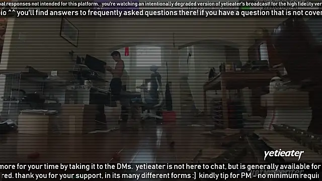 Snapshot of yetieater chatting on January 30, 2025, 6:10 pm yetieater online show from January 30, 2025, 6:10 pm