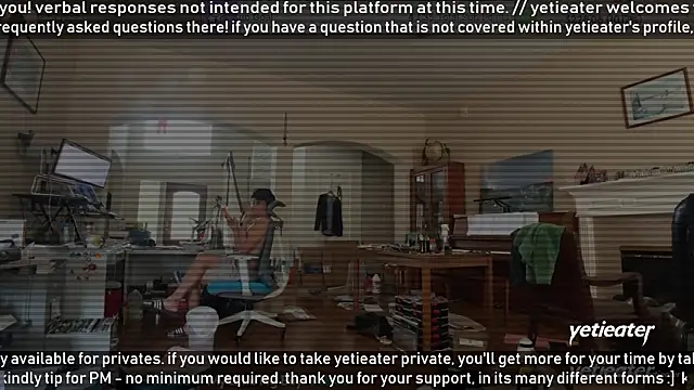 Snapshot of yetieater chatting on April 15, 2026, 7:58 pm yetieater online show from April 15, 2026, 7:58 pm
