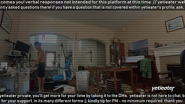 Snapshot of yetieater chatting on May 14, 2026, 4:36 pm yetieater online show from May 14, 2026, 4:36 pm