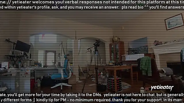 Snapshot of yetieater chatting on May 22, 2026, 6:13 pm yetieater online show from May 22, 2026, 6:13 pm