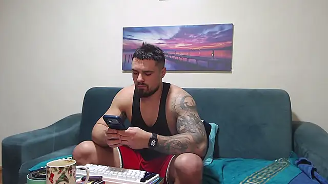 Snapshot of Tiberius_hunk chatting on January 12, 2026, 7:46 am Tiberius hunk online show from January 12, 2026, 7:46 am