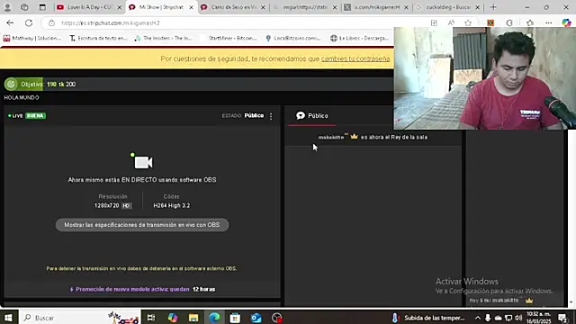 Snapshot of mikigamesH2 chatting on March 16, 2025, 4:34 pm mikigamesH2 online show from March 16, 2025, 4:34 pm