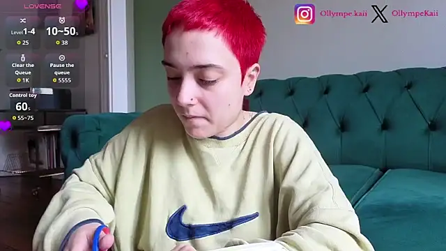 Snapshot of OllympeKaii chatting on March 25, 2026, 9:37 am OllympeKaii online show from March 25, 2026, 9:37 am