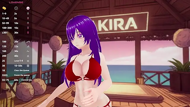 AkiraVixent online show from November 16, 2025, 3:06 pm