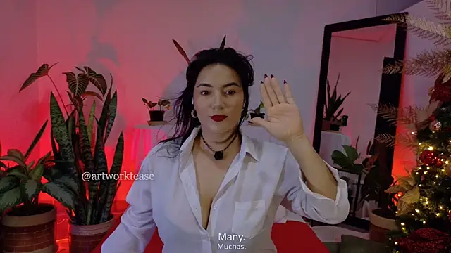 Snapshot of Artworktease chatting on December 22, 2025, 10:29 pm Artworktease online show from December 22, 2025, 10:29 pm