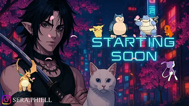 Seraphiell online show from July 14, 2026, 11:10 pm