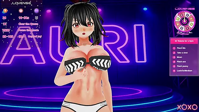 Auri Hikaru online show from October 4, 2025, 9:57 pm