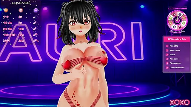 Auri Hikaru online show from October 19, 2025, 5:24 pm
