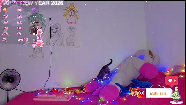 Snapshot of Maki_sins chatting on January 9, 2026, 4:15 am Maki sins online show from January 9, 2026, 4:15 am