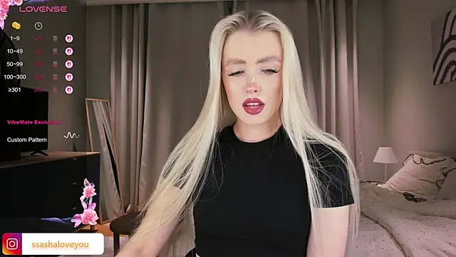 sashaloveyou online show from November 14, 2025, 9:46 pm