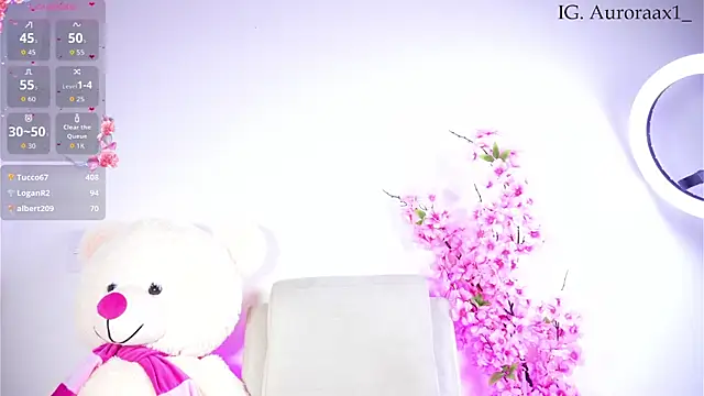 Snapshot of Auroraa_x1 chatting on February 20, 2026, 6:26 am Auroraa x1 online show from February 20, 2026, 6:26 am