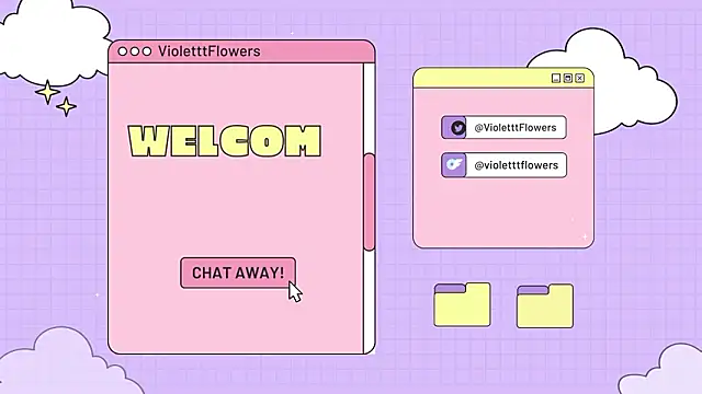 Snapshot of violetttflowers chatting on February 21, 2026, 2:01 am violetttflowers online show from February 21, 2026, 2:01 am